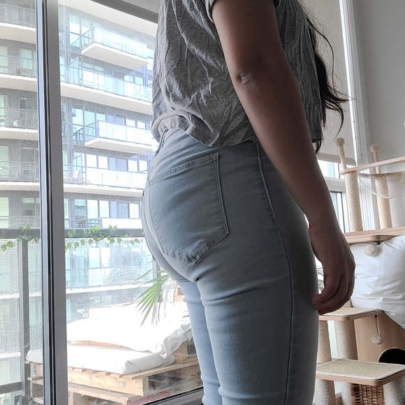 GARAGE Grey Crop Top Size S - Picture 8 of 8